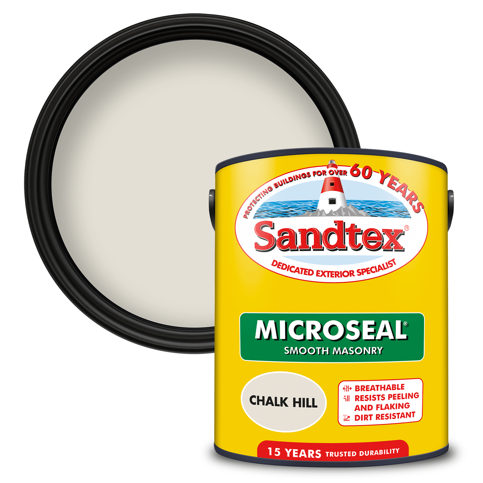 Sandtex Ultra Smooth Masonry Paint Chalk Hill 5L