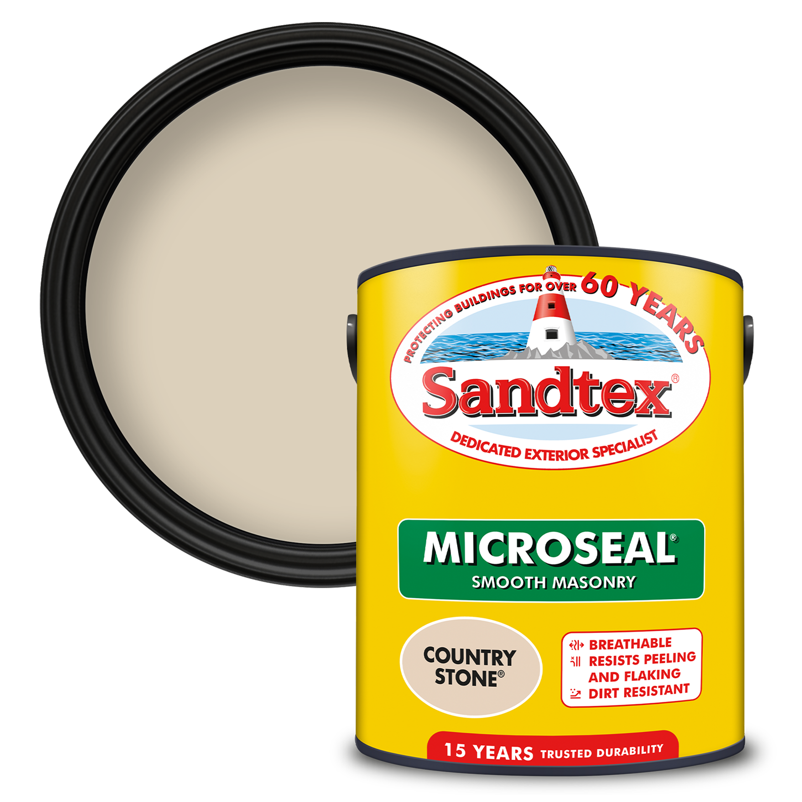 Sandtex Ultra Smooth Masonry Paint Country Stone 5L