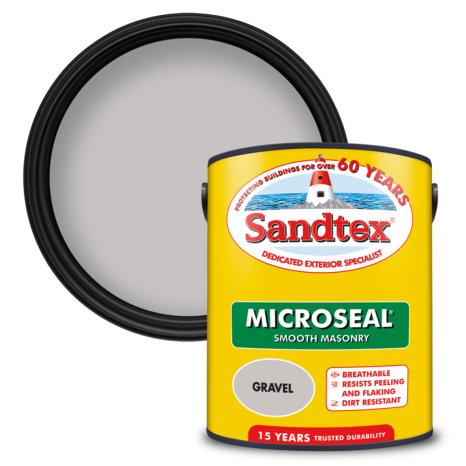 Sandtex Ultra Smooth Masonry Paint Gravel 5L
