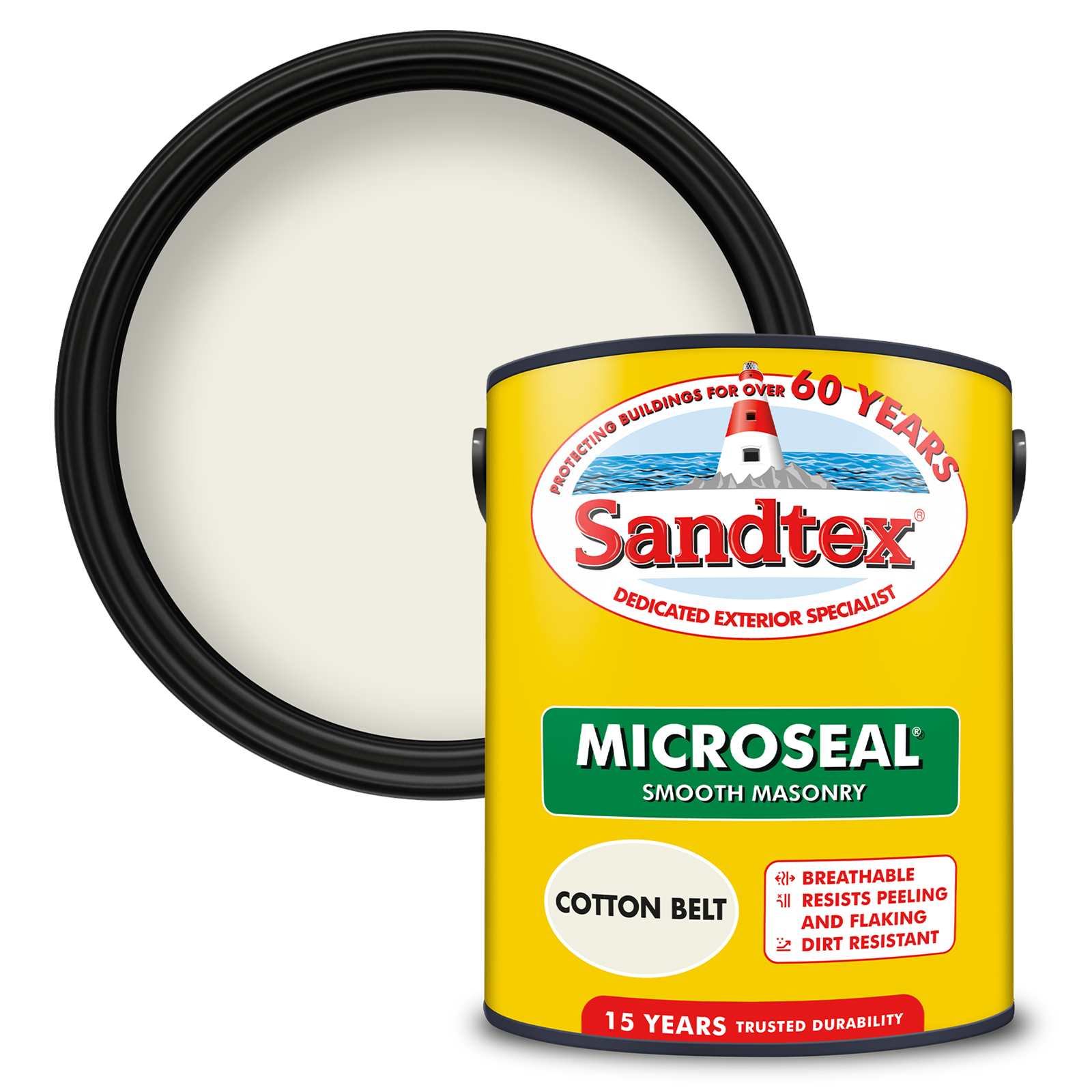 Sandtex Ultra Smooth Masonry Paint Cotton Belt 5L