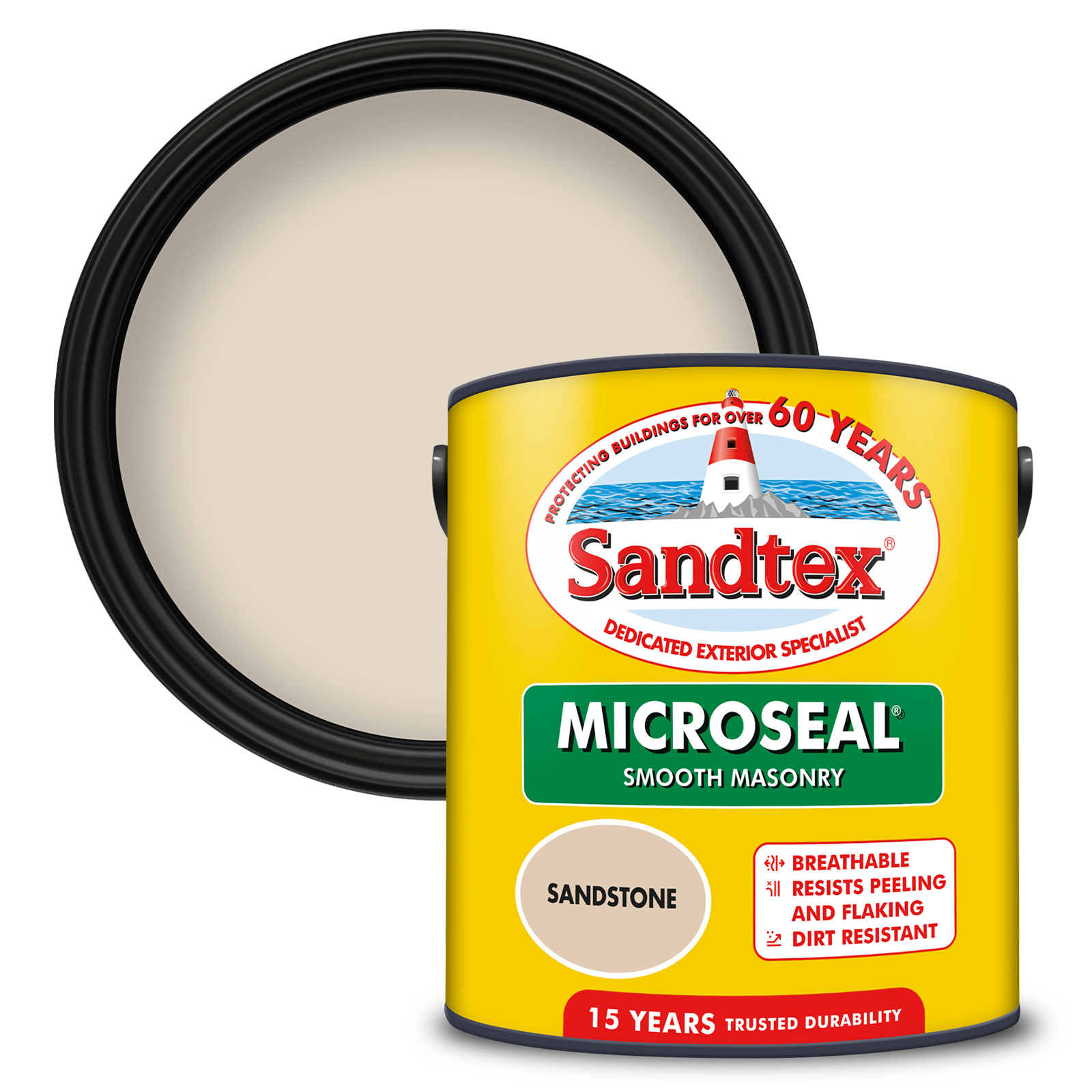 Sandtex Ultra Smooth Masonry Paint Sandstone 2.5L