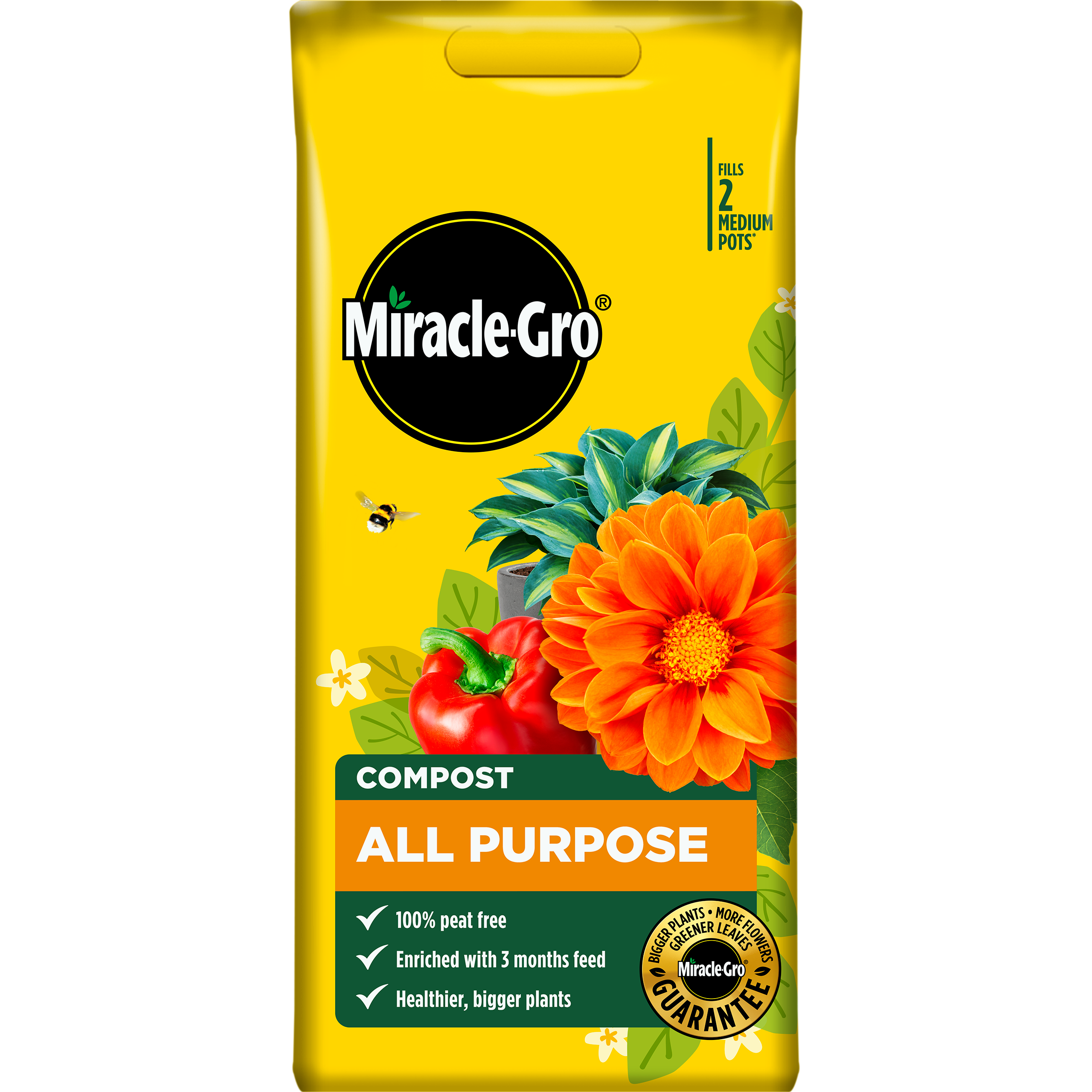 Miracle-Gro All Purpose Peat Free Premium Compost