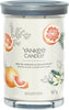 Yankee Candle Signature Scented Candle | White Spruce & Grapefruit Large Jar Candle