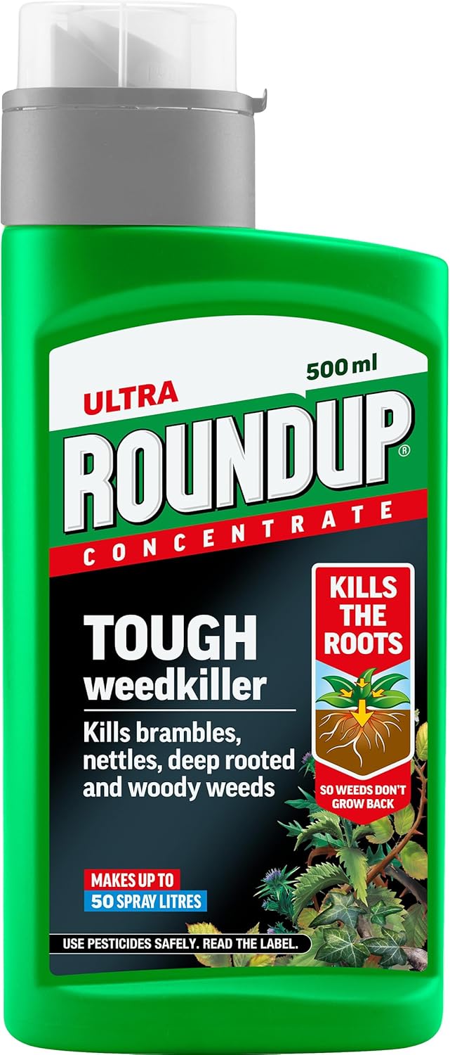 Roundup Ultra Tough Weedkiller Concentrate 500ml