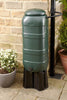 Mini Rainsaver 100 litre Water Butt Kit with Lid, Tap, Stand and Rain Diverter Kit Green