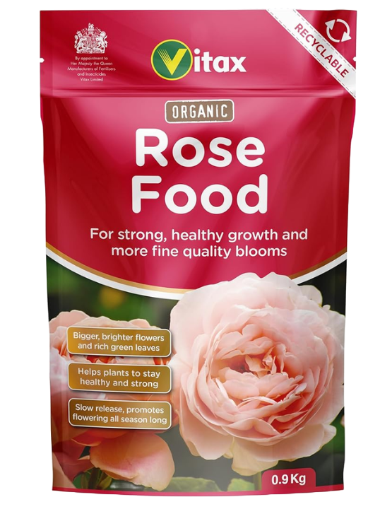 Vitax Organic Rose Food 900g Pouch