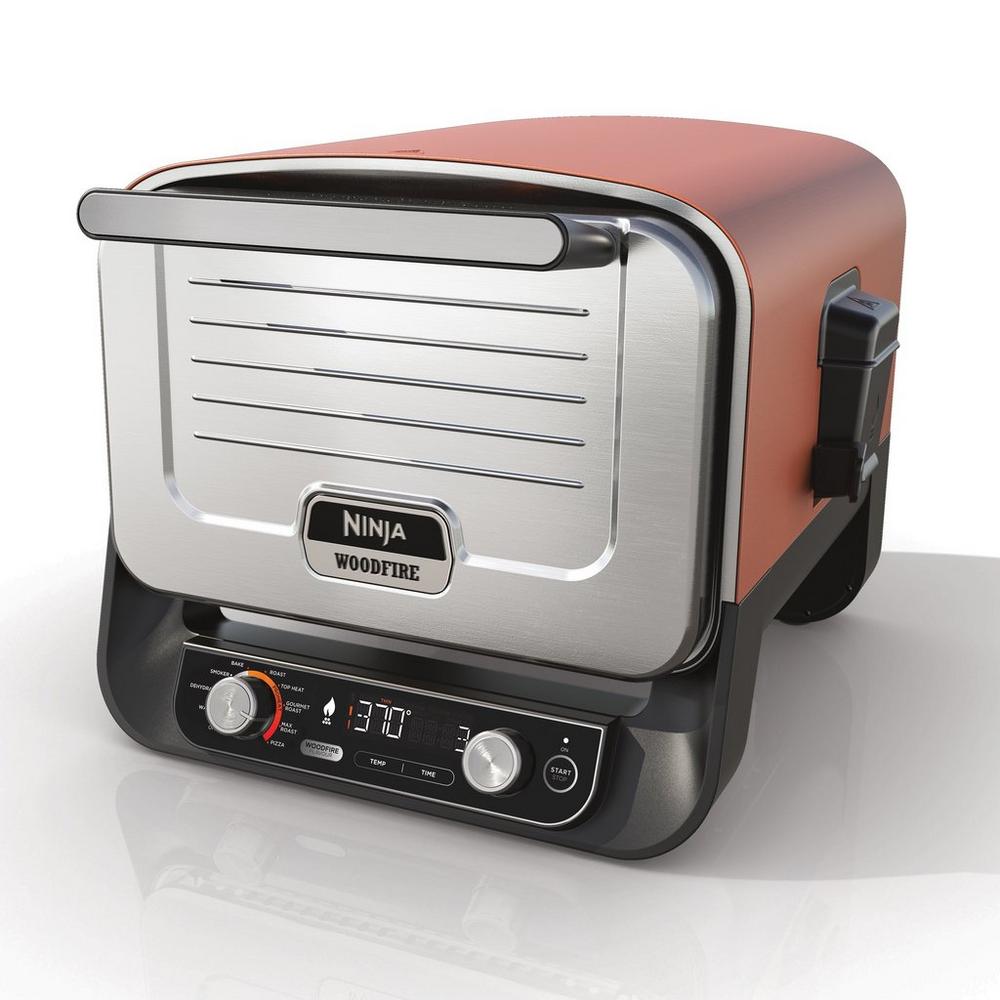 Ninja OO101UK Ninja Woodfire Electric Outdoor Oven - Terracotta/Steel