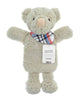 LARGE 1L NATURAL RUBBER HOT WATER BOTTLE WITH WARM KNITTED FLEECE FAUX FUR COVER