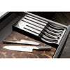 Global 5 Piece Knife Set with Stainless Steel Dock Includes G-2 G-5 G-9 GS-35 and GS-11