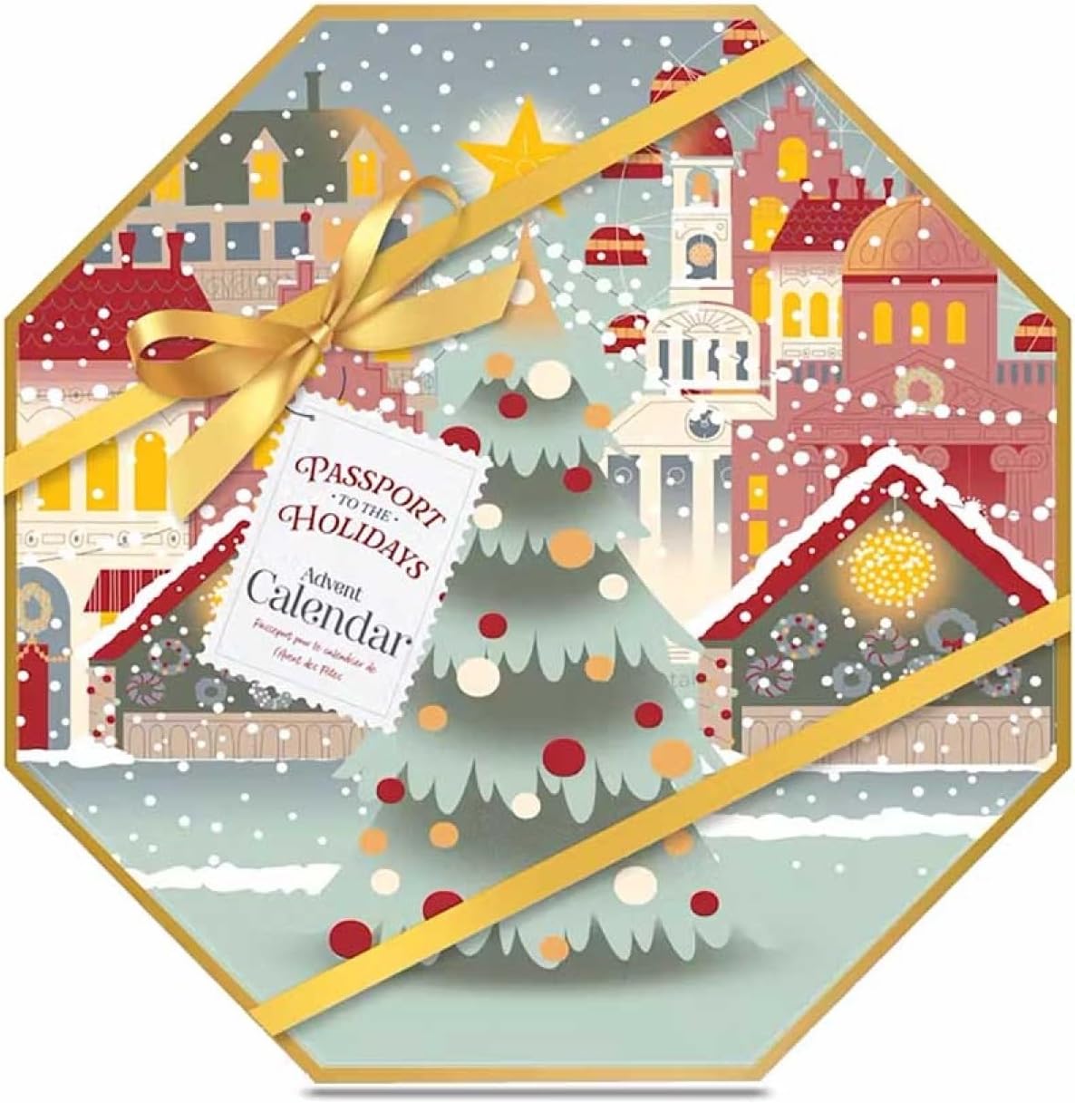 Yankee Candle Advent Wreath 2024 Christmas 24 Tea Lights 1 Tea Light Holder Passport to the Holidays