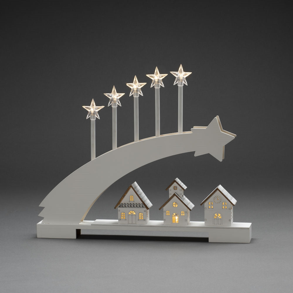 Wood Shooting Star Silhouette