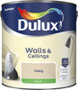 Dulux Silk Emulsion Paint For Walls And Ceilings - Ivory 2.5L Garden & Diy  Home Improvements  