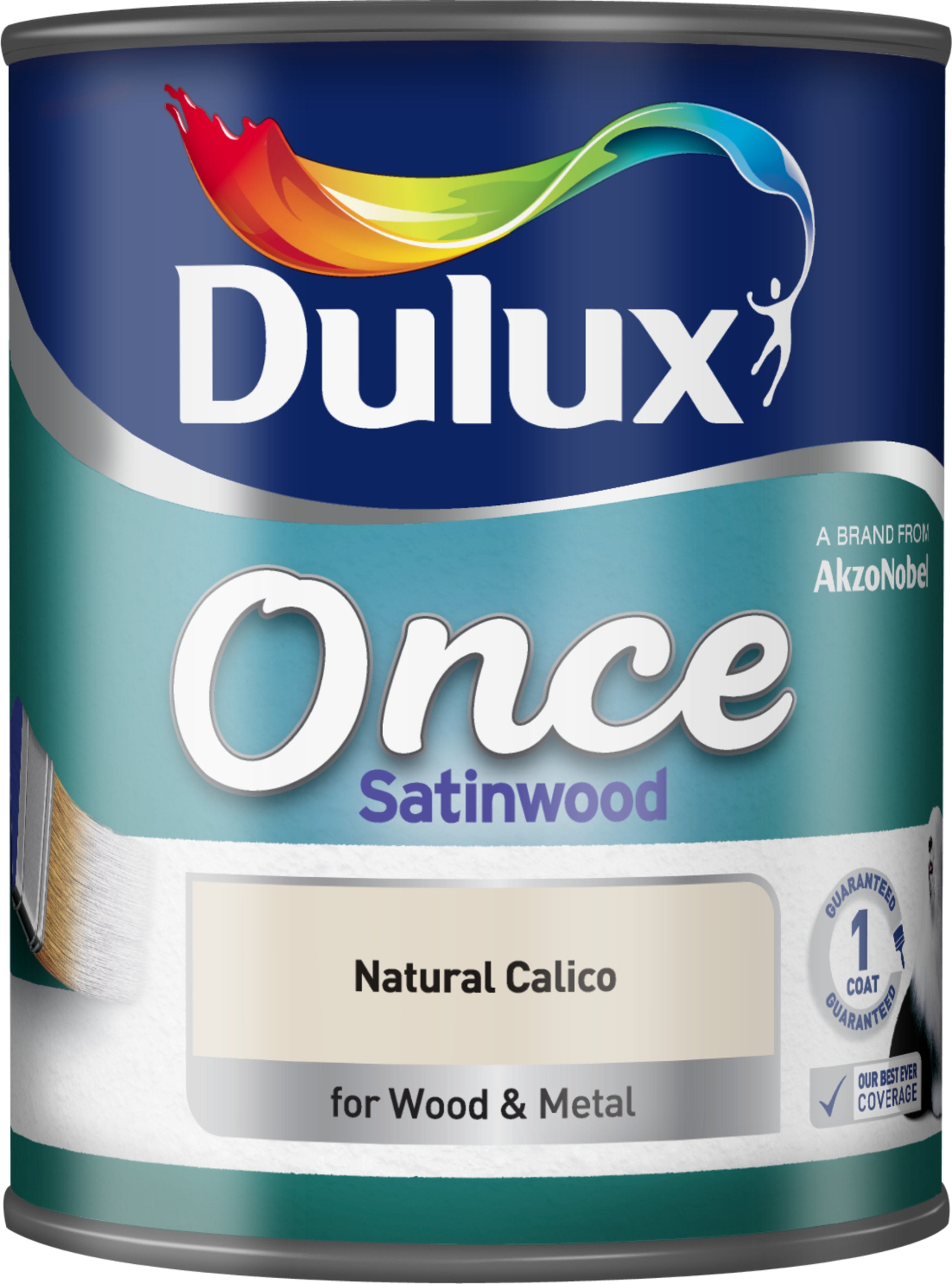 Dulux-Once-Satinwood-Paint-For-Wood-And-Metal-Natural-Calico-750ml
