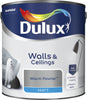 Dulux Matt Emulsion Paint For Walls And Ceilings - Warm Pewter 2.5L Garden & Diy  Home Improvements