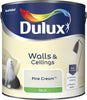 Dulux Silk Emulsion Paint For Walls And Ceilings - Fine Cream 2.5L Garden & Diy  Home Improvements  
