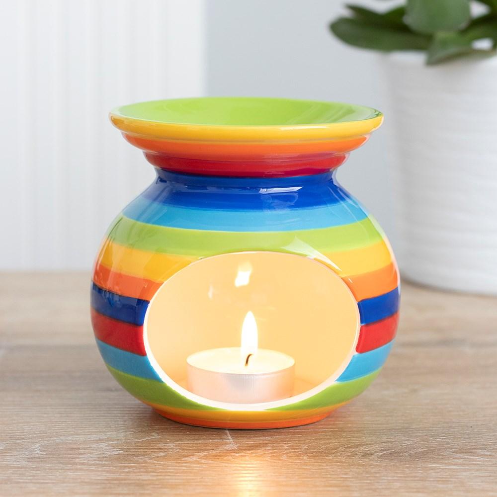Rainbow-Stripe-Oil-Burner
