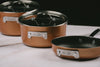 Gotham Steel 2909 Stackmaster 5 Piece Cookware Set Kitchen & Home Cooking Dining Pots Pans