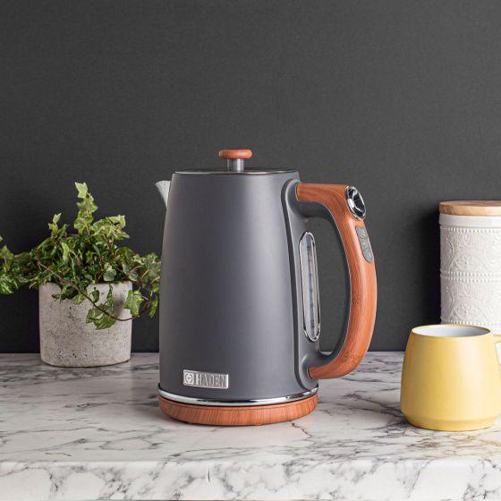 Haden Dorchester Grey Digital Variable Temperature 1.7L Kettle Kitchen & Home Small Appliances
