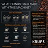 Krups Arabica Bean To Cup Coffee Machine, EA811K40 - Black, Carbon