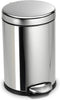 Simplehuman-Round-Pedal-Bin-Polished-Steel-4.5L