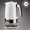 Breville New York Collection Electric Jug Kettle Fast Boil 3Kw 1.7L White & Gold